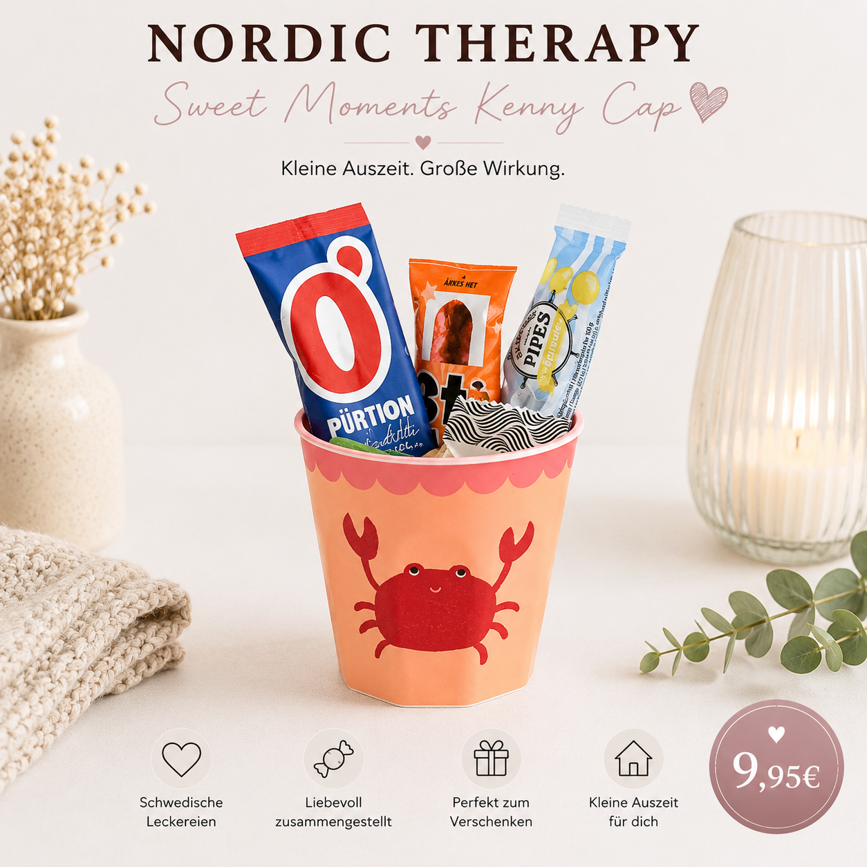 Nordic Therapy – Sweet Moments Candy Cup 🍬🤍 Krabbe