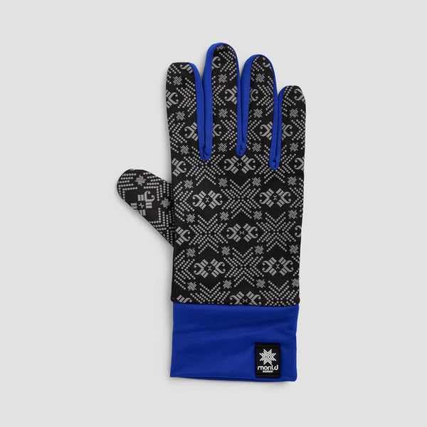 Handschuhe Aktiv Lue Norway Norge Blau Reflektiert
