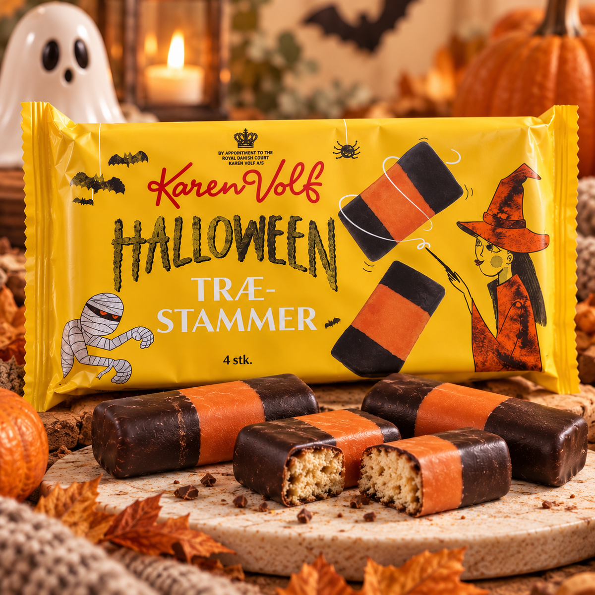 🎃 Karen Volf Halloween Træ-Stammer