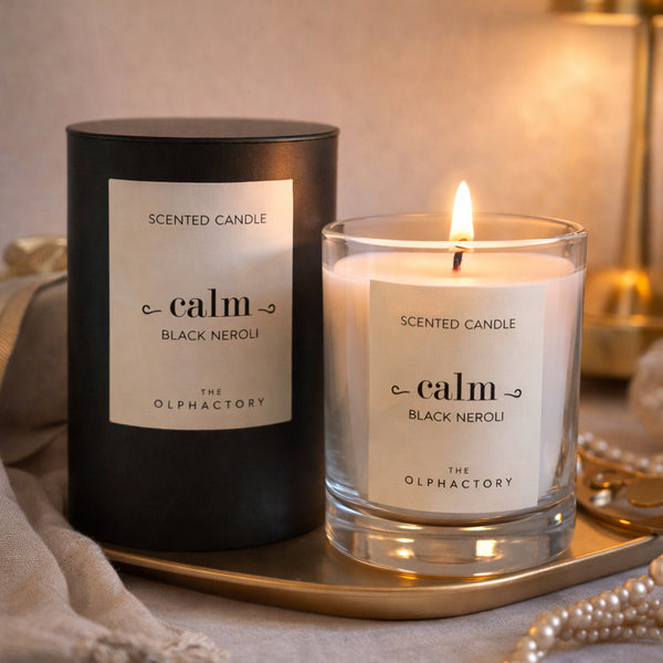 Duftkerze „Calm – Black Neroli“ | The Olphactory