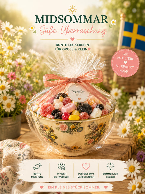 🌼 RICE Mini Bowl mit Candyfüllung | Original aus Dänemark 🇩🇰 Mini Bowl Gesteck