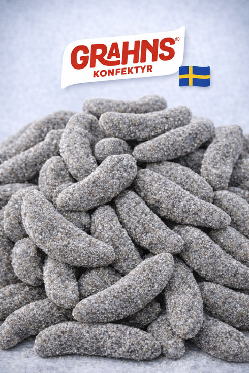 🇸🇪 Grahns Salzige Lakritz-Bananen – mit Chili & Zuckerkruste glutenfrei Vegan