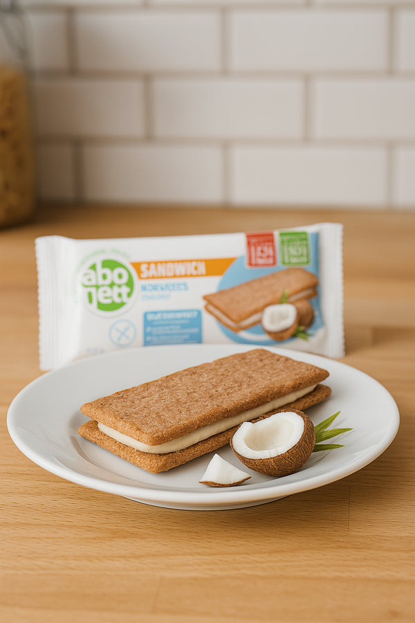 ❤️ Sandwich mit Kokos glutenfrei