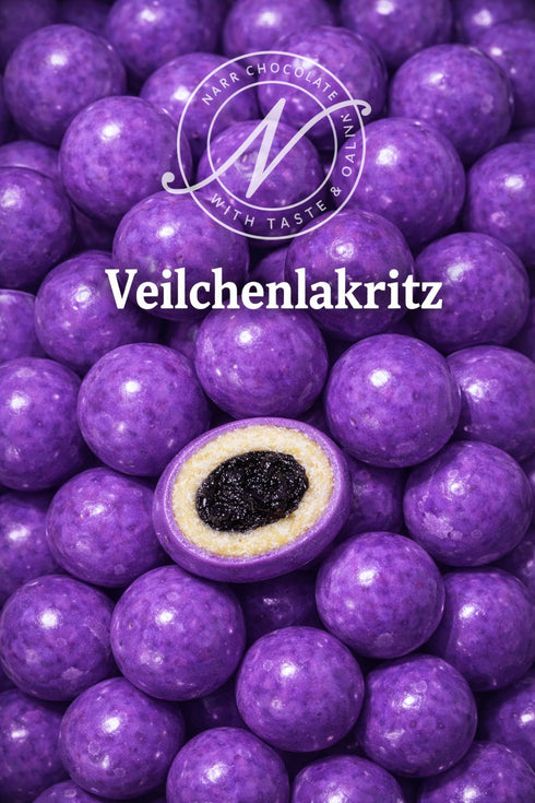 🇸🇪 Veilchenlakritz mit weißer Schokolade