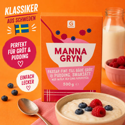 Garant Mannagryn 500 g | Schwedischer Grieß 🇸🇪🥣