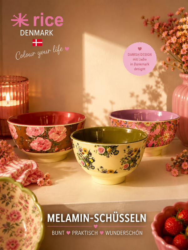 🌸 RICE Melamin-Schüsseln | Dänische Hygge für jeden Tag 🇩🇰