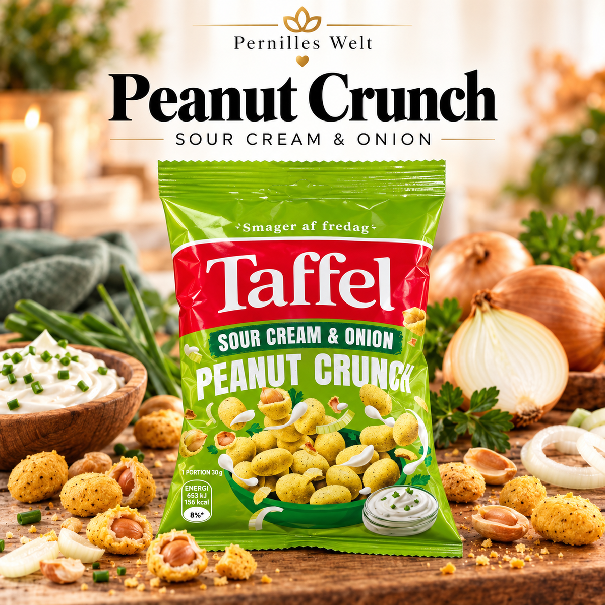 Taffel Peanut Crunch Sour Cream & Onion 🥜🧅