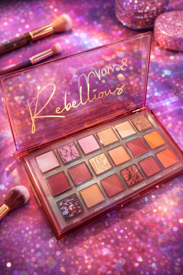 🔥 REBELLIOUS – Eyeshadow Palette von HVC Studio 🔥
24 Farben – 1000 Looks – 1 Mission: Deine Power.