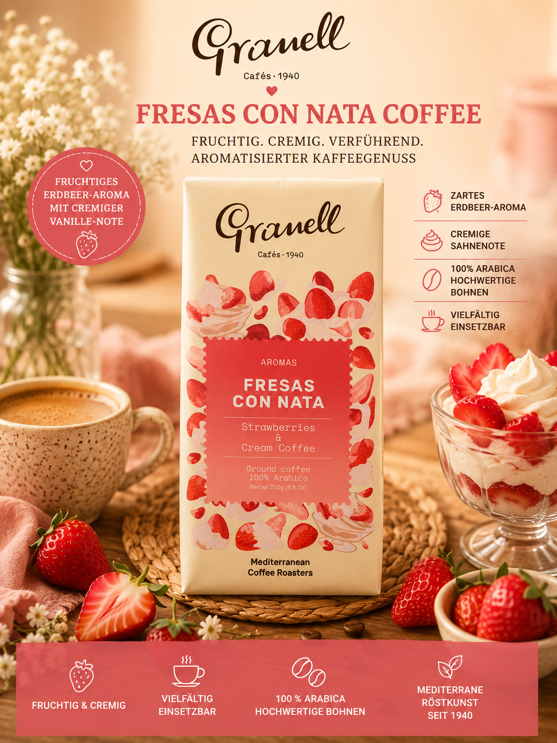 Granell Aromakaffee 250 g | 100 % Arabica | Sorte frei wählbar