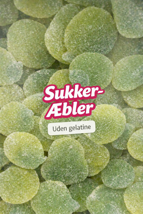 🍏 Sukkerebler – Apfel Fruchtgummi (ohne Gelatine)
