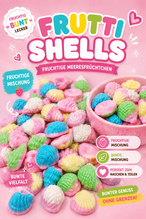 🐚 Vidal Frutti Shells | Bunte Muscheln & Meeresfrüchte