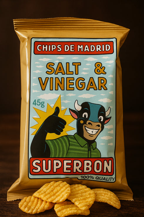 🧂 Superbon – Salt & Vinegar Chips (45 g)