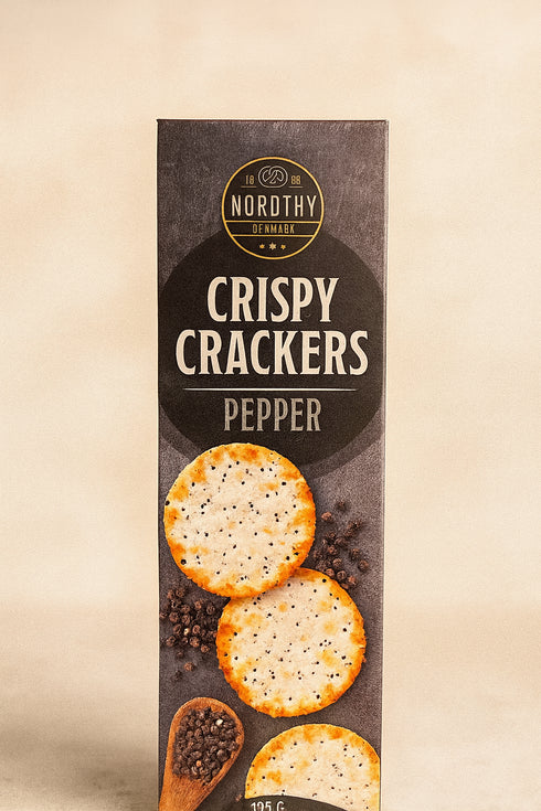 Nordthy Crispy Crackers – Pepper (125 g)