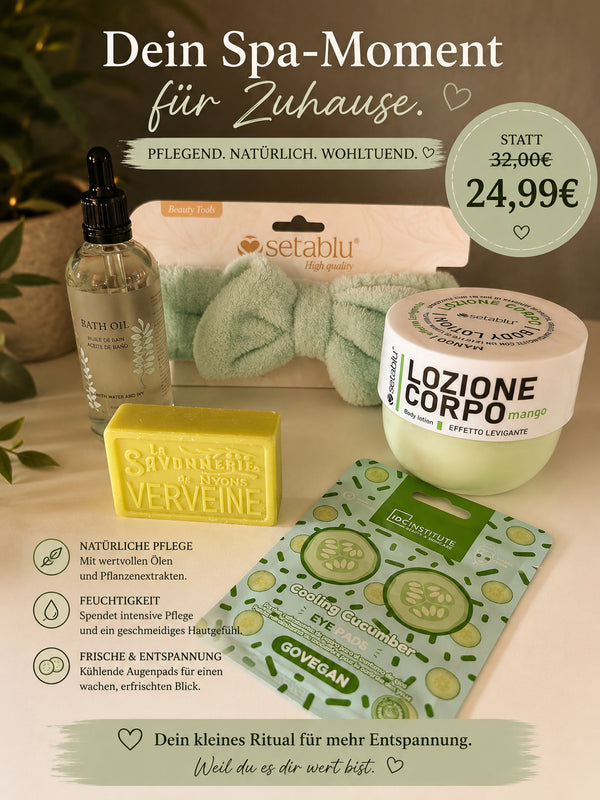 🌿✨ Spa-Moment Zuhause Set Creme & Seife