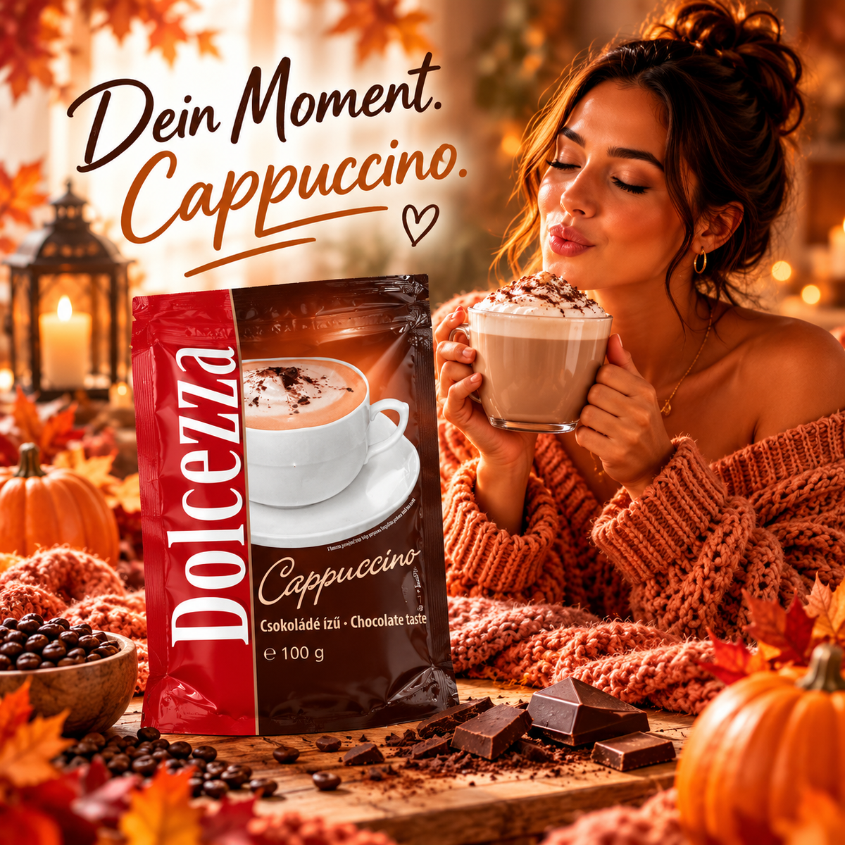 Dolcezza Cappuccino Schokolade – 100 g ☕🍫