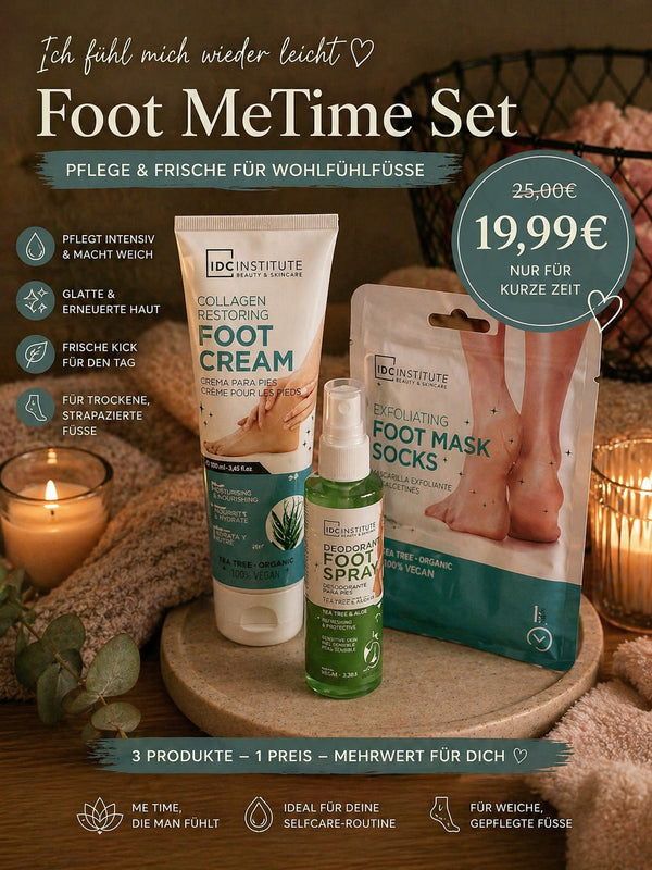 Ich fühl mich wieder leicht – Foot MeTime Set Deo Cream Maske