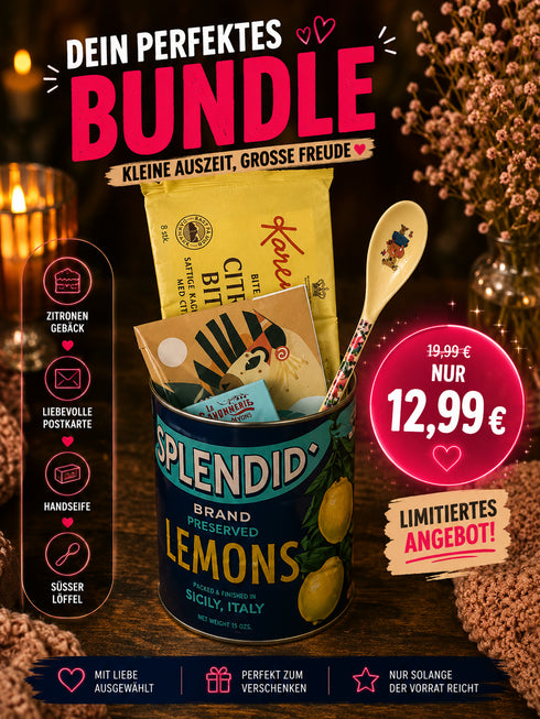 🌸 Hygge Bundle “Kleine Auszeit” 🌸 Zitronen Dose