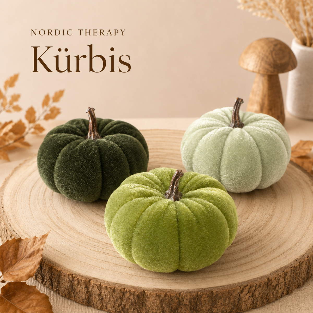 Nordic Therapy Samt-Kürbis – einzeln wählbar