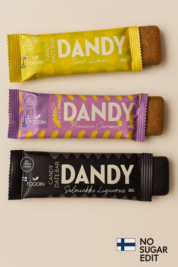 🇫🇮 FOODIN – DANDY Candy Date Bar