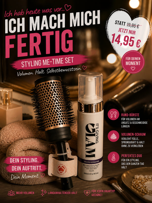 Ich hab heute was vor – Styling MeTime Set - Schaum & Bürste