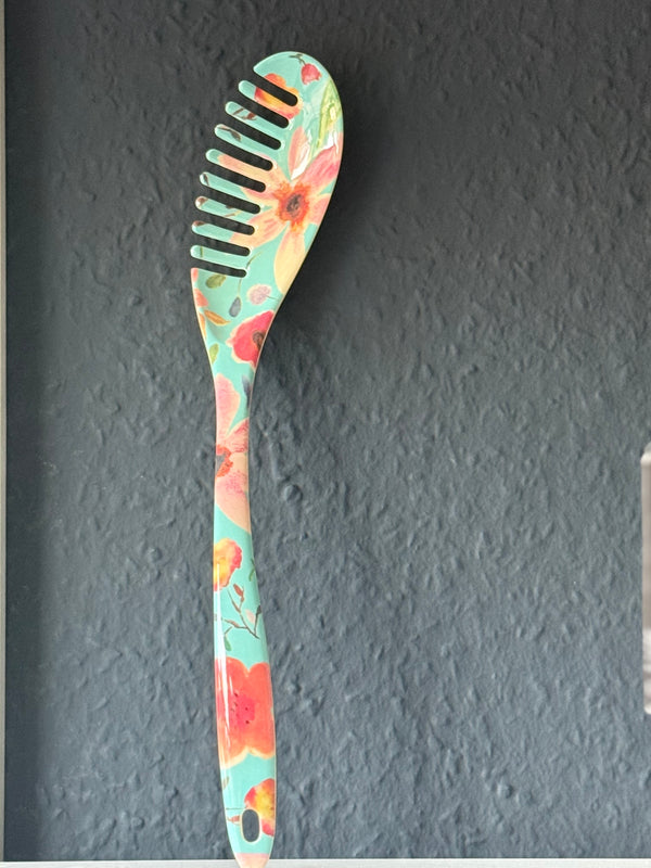 🇩🇰 Rice Pasta Löffel - Blume Blau