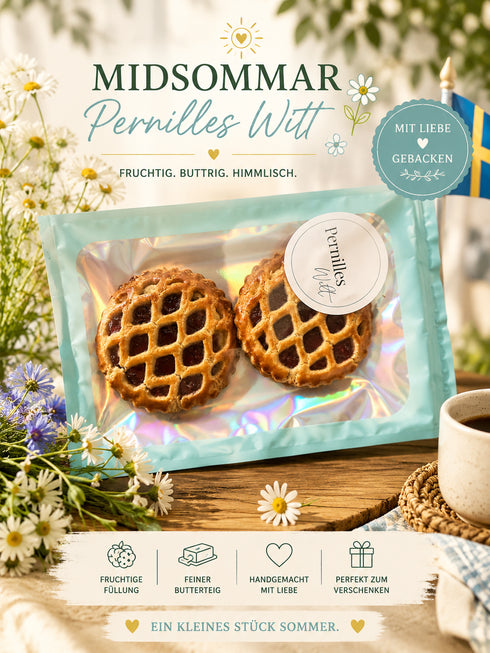 🍓 Midsommer Erdbeerträumchen (2 Stück)