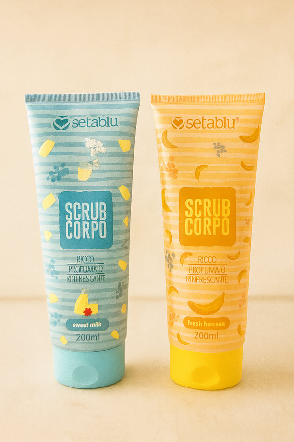 🍌 SETABLU BODY SCRUB – Sweet Milk & Fresh Banana (je 200 ml)