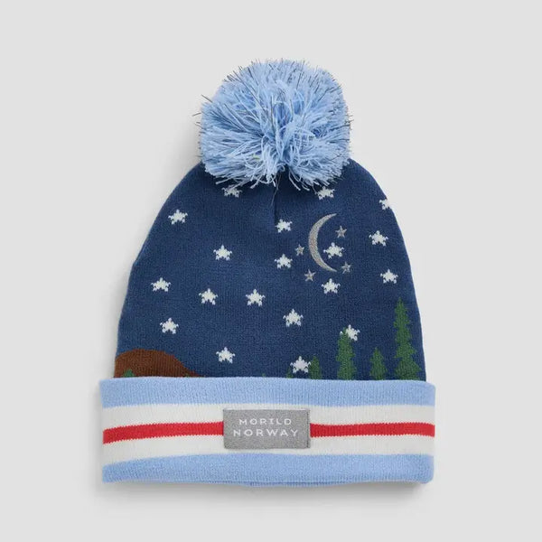 Strickmütze Aktiv Lue Norway Norge Blau