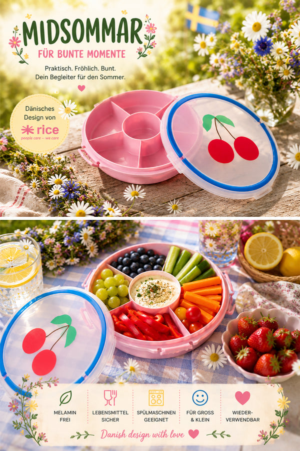 🌼 Rice Snackbox “Midsommar Picknick” mit Dipfach