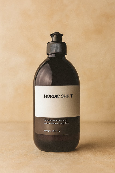🖤 Nordic Spirit Geschirrspülmittel – Coco Rose (500 ml)