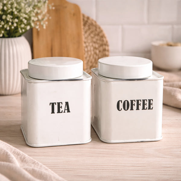 Vorratsdose „White Tea Jars“ (Emaile)