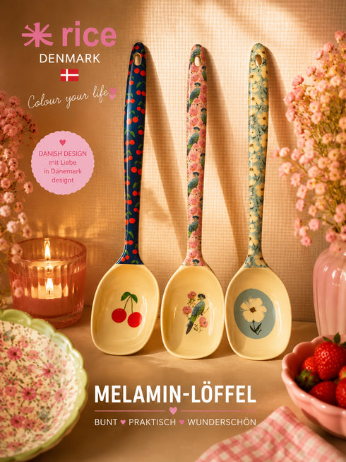 🌸 RICE Melamin-Löffel Floral Collection | Dänischer Charme für deine Küche 🇩🇰