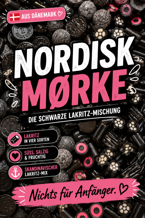 🖤 Nordisk Mørke – Die schwarze Lakritz-Mischung 🇩🇰