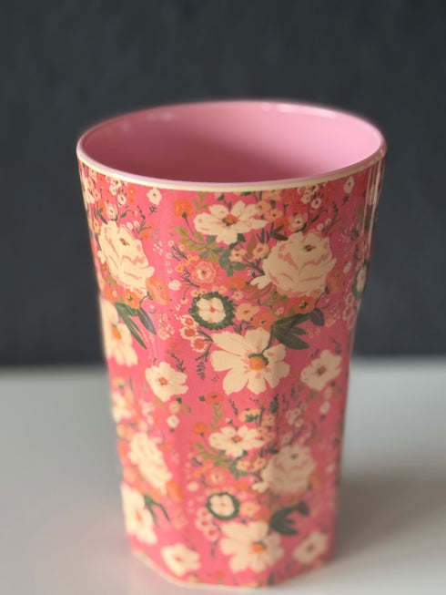🇩🇰 Rice Latte-Becher Blume Pink