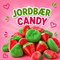 🍓 Jordbær Candy – Jelly Twist Wassermelonen Creme Küsse Halal