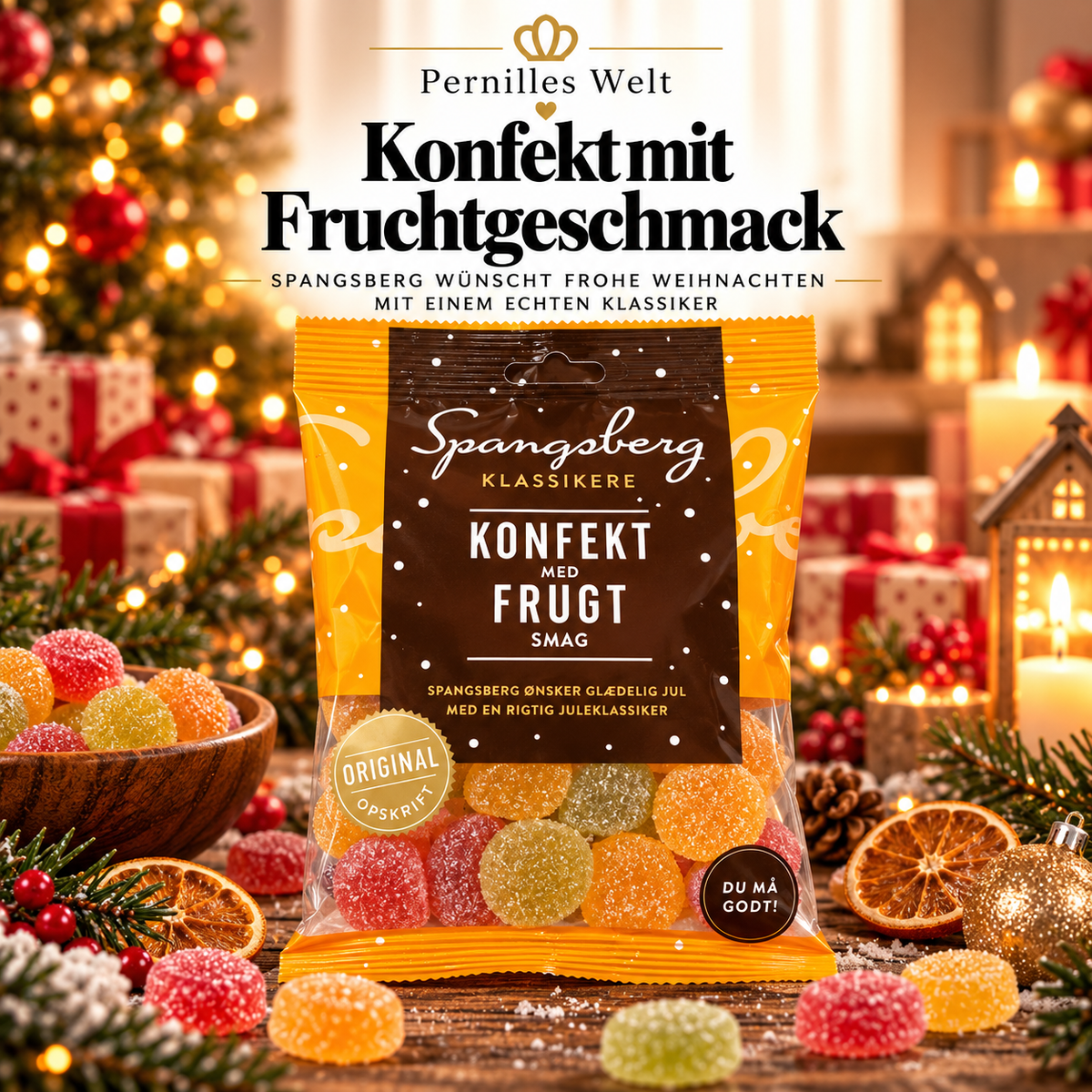 Spangsberg Konfekt mit Frucht- & Beerengeschmack 🇩🇰🍊🍓