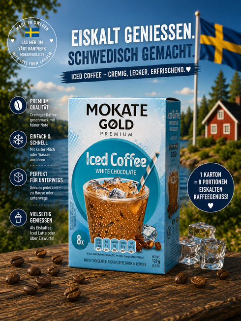 ❄️ Mokate Gold Premium Iced Coffee White Chocolate