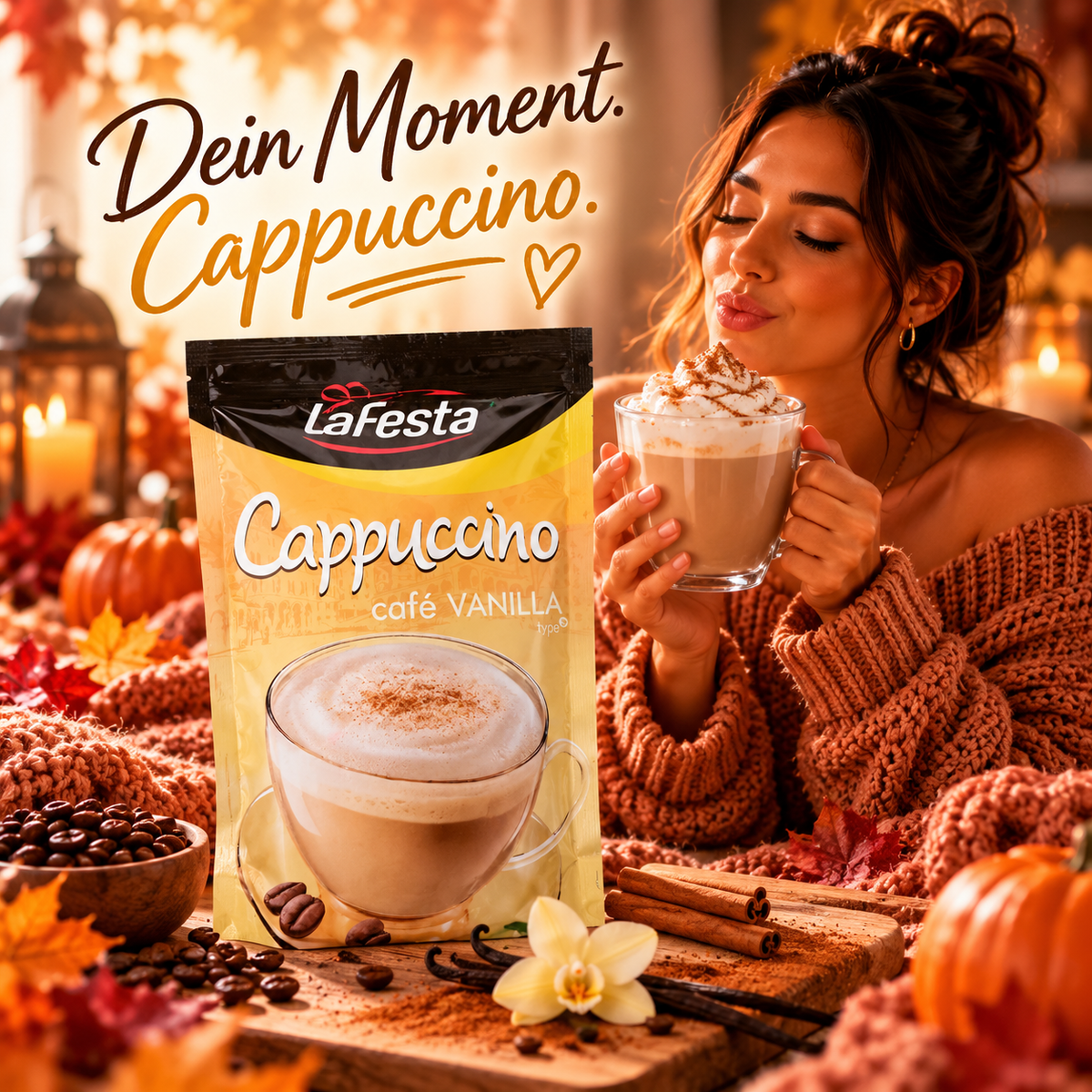LaFesta Cappuccino Café Vanilla – Vanille Cappuccino | 100 g ☕🤎