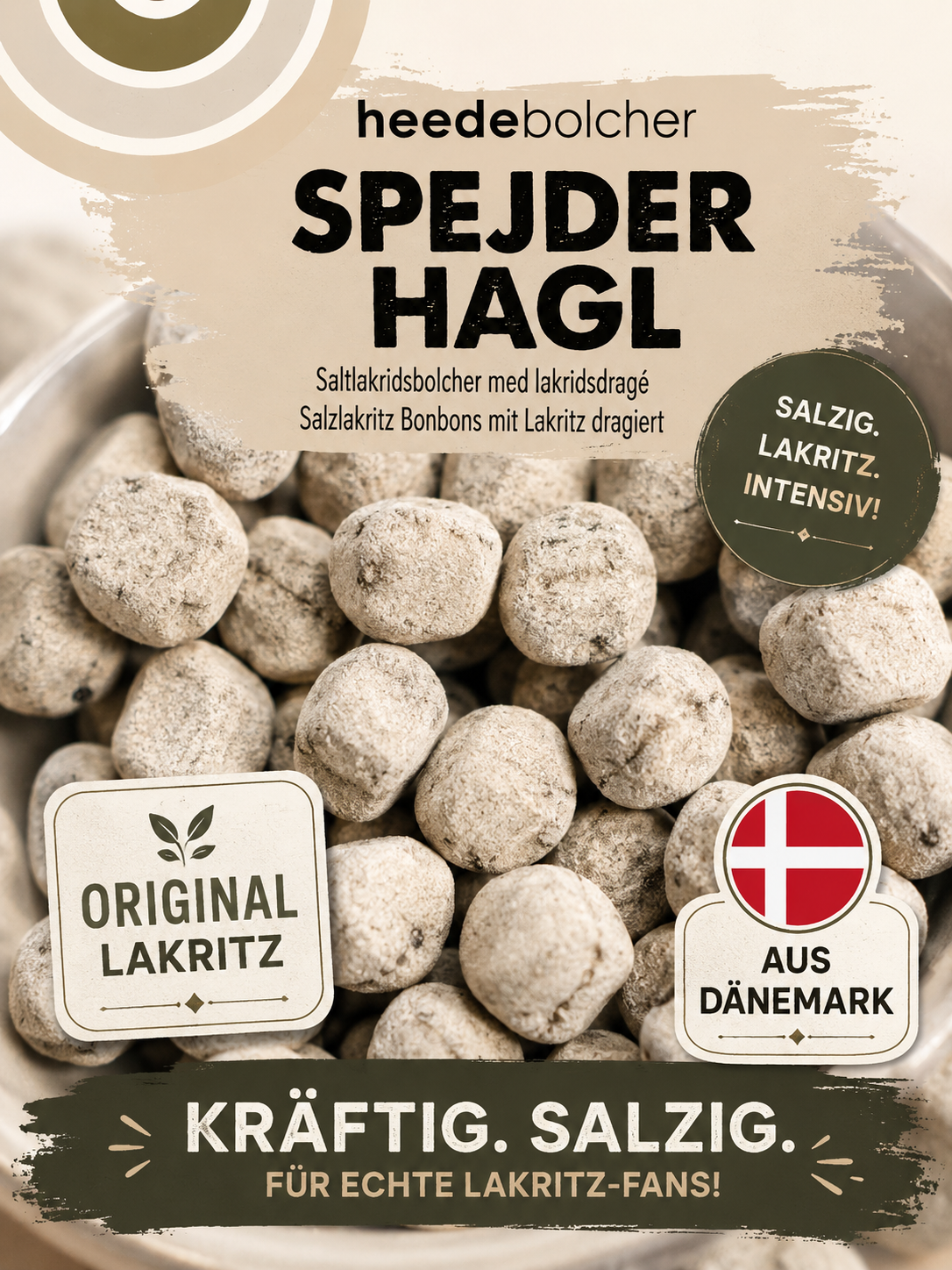Heedebolcher Spejder Hagl 🇩🇰
100 g