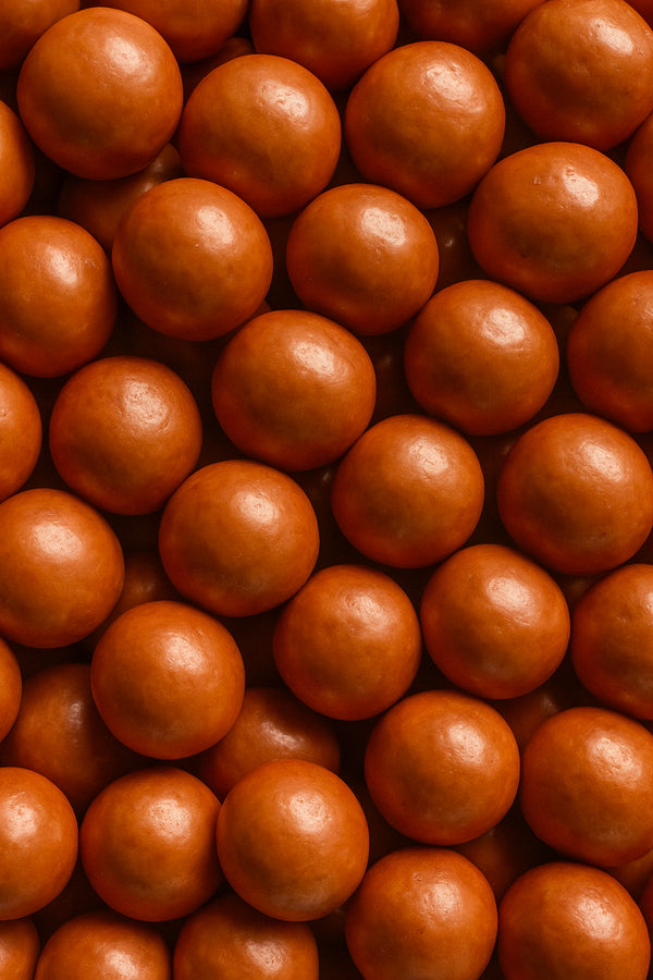 🇸🇪 Perlmutt Choklad Lakrits – Schoko-Lakritz-Kugeln Kupfer