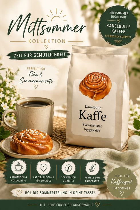 🇸🇪 Kanelbulle Kaffee | Schwedischer Filterkaffee | 220 g