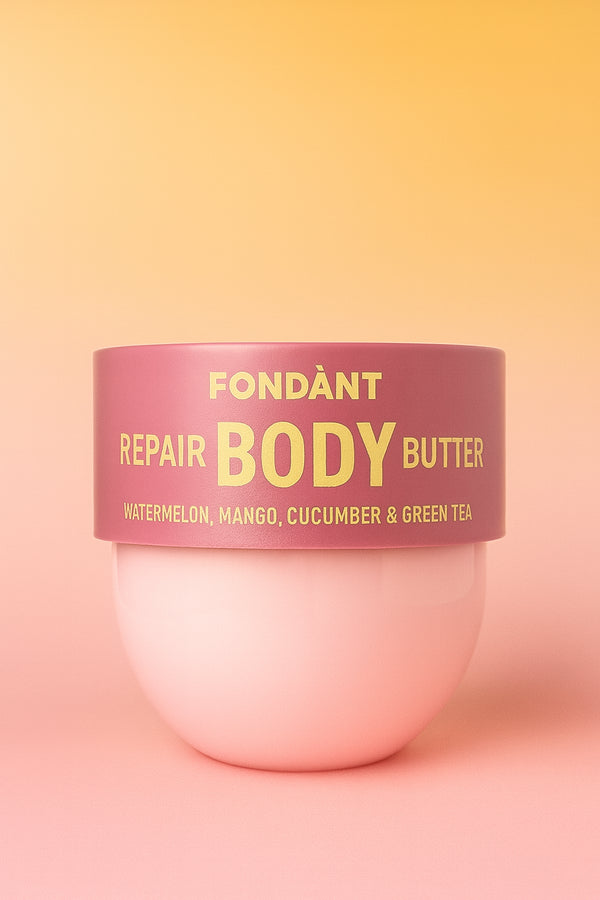 💕 FONDÀNT REPAIR BODY BUTTER
Watermelon, Mango, Cucumber & Green Tea – 250 g