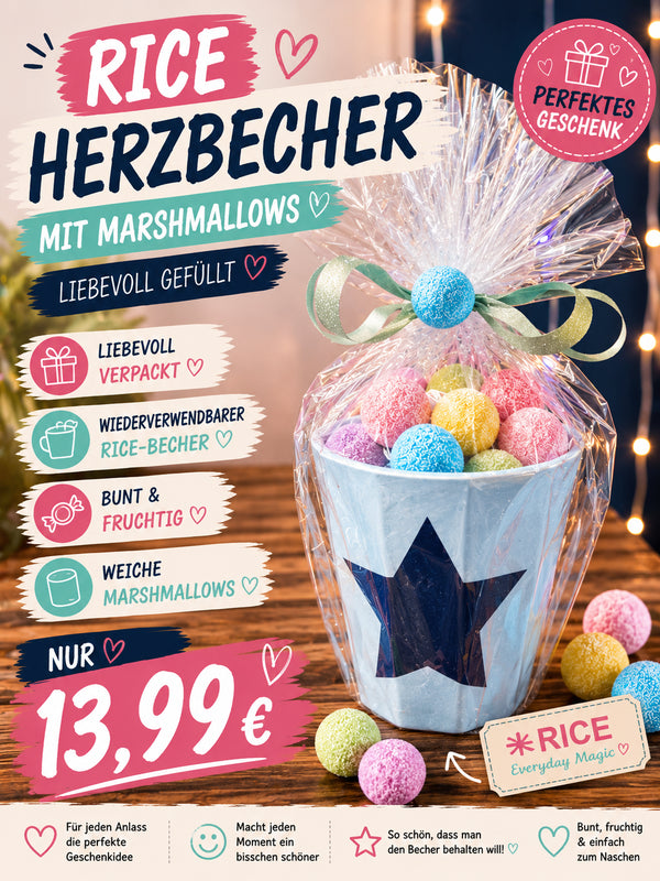 RICE Herzbecher mit Marshmallows (Kopie)