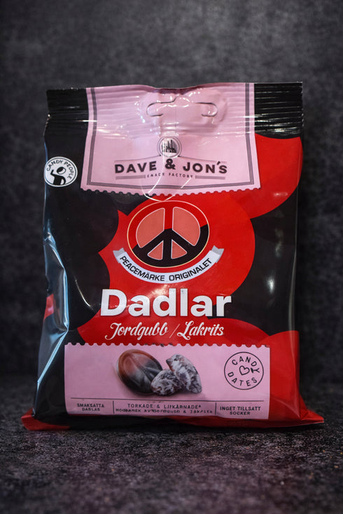 Dave & Jon’s Candy Dates – Erdbeere & Lakritz (50 g)