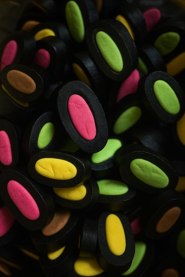 🇸🇪 Lakritz-Rolls mit Fruchtfüllung – der bunte Klassiker aus Schweden