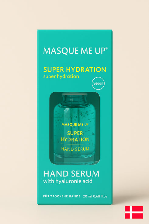 ✨ Masque Me Up – Hand Serum mit Hyaluronsäure
Super Hydration für anspruchsvolle Hände.