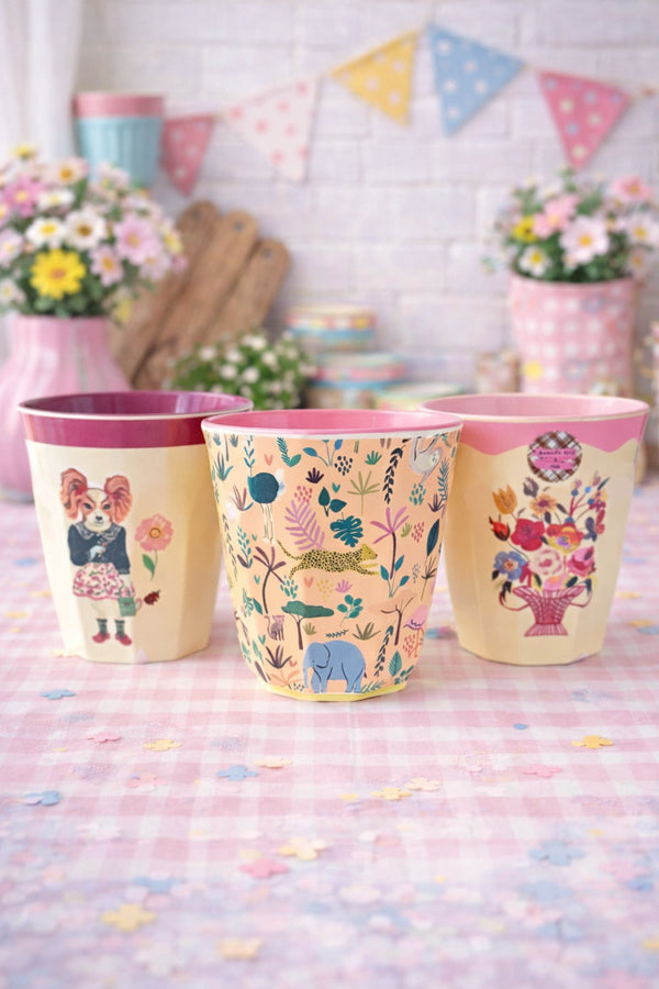 🇩🇰 RICE Denmark Melamin-Becher – 3 Designs zur Auswahl