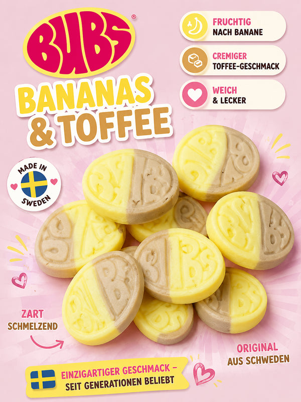 🍌 BUBS Banana & Toffee