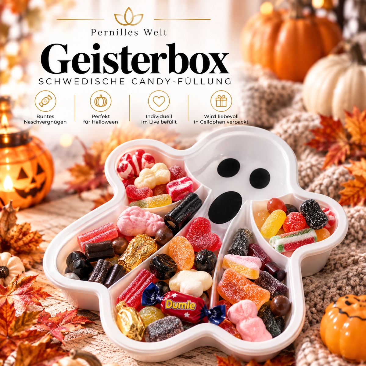 GEISTERBOX MIT 500 G CANDY – LIVE BEFÜLLT