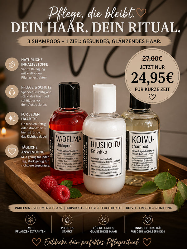 ✨ Haarpflege Set „Dein Haar. Dein Ritual.“ Osima Shampoo Set Klein
